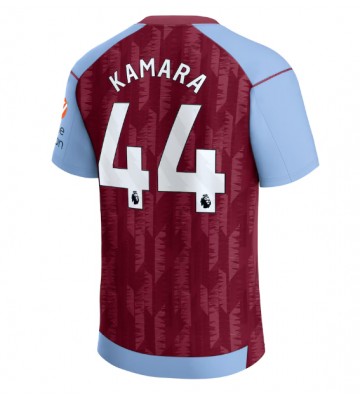 Aston Villa Boubacar Kamara #44 Primera Equipación 2023-24 Manga Corta